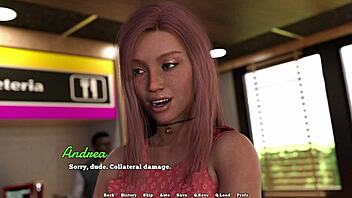 Horny Busty Redhead Becomes My College Roommate in 3D Game.