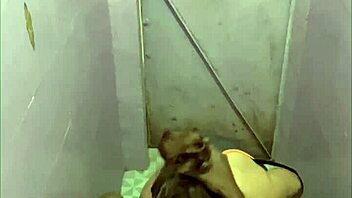 Spying on cheating wife in bathroom at work