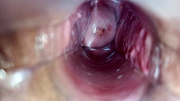 uhh, close-up orgasm inside vagina, so intense!