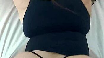 Halloween witch latina cheats without condom for boss