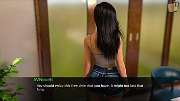 A phone call interrupts a hot nurse in the middle of giving a sensual massage to a middle aged man