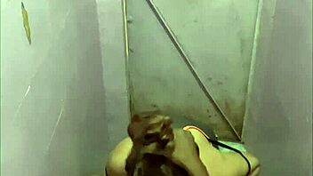 Spying on cheating wife in bathroom at work