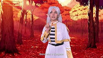 cosplay frieren elf recruits warrior for sex sword