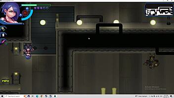 Hentai game with cartoon-style Future Fragments: Electric Level Path 3