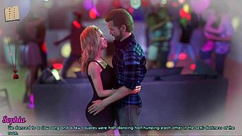 A wife and stepmother unwind with a relaxing game in anime style.