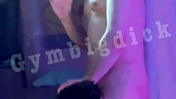 Gay asian couple fucks bareback