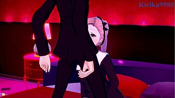 Miko Ino, Tsubame Koyasu, Yu Ishigami in steamy hentai sex from Kaguya-sama