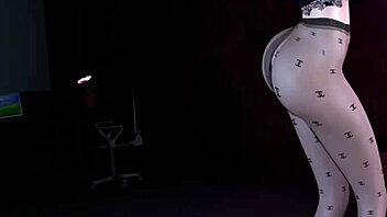 3D Asian MILF teasing big cock