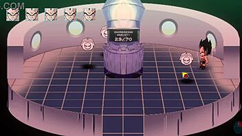 i'm exploring bulma's big tits in this adventure game with hentai elements