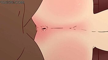 Megumin naked, begging black man for sex in Konosuba hentai parody