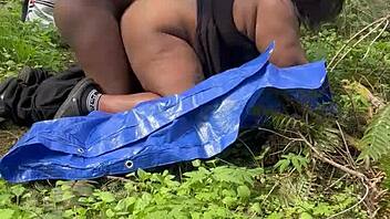 sexy bbw remi pounded in the forest near a farmhouse 😍