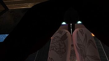 Second life black man fucks latina in nightclub 😏