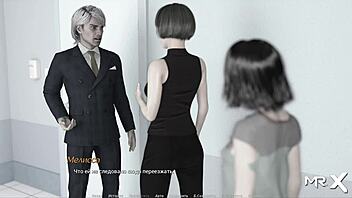 come to me, my girl, in this acting lesson hentai scene