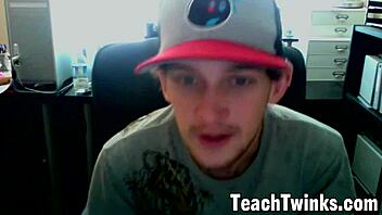 Passionate gay sex tape: twinks with monster cocks masturbate, blowjob, cumshot in POV