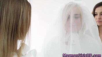 Lesbian Mormons in 3WAY LICK Fest with Toys