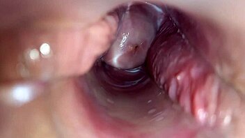 uhh, close-up orgasm inside vagina, so intense!