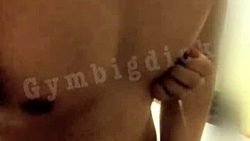 In this homemade scene, a handsome gay asian twink in lingerie gets horny and sucks a monster cock before bareback fucking.