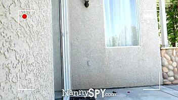 nannyspy catches lying babysitter anya olsen getting fucked and creampied in hardcore action