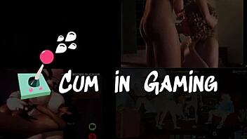 Tanned girl Natsuki defeats lord in hentai game!