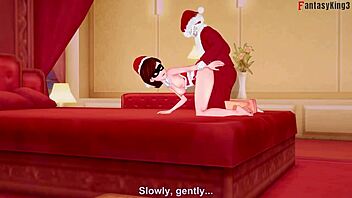Elastigirl fucks the wrong Santa in The Incredibles full movie on PTRN or Sheer Fantasyking3 😏🔥