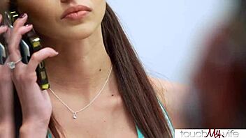 Slutty Wife Armani Black Caught Banging Yoga Trainer with Deepthroat Action