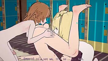 Watch Chihiro And Hiyoko Get Wild On The Beach!