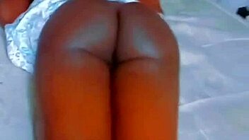 Beautiful Black Slut Gets Ass Massaged and Played by Mr G