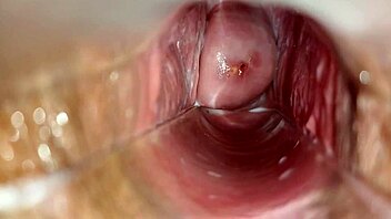 uhh, close-up orgasm inside vagina, so intense!