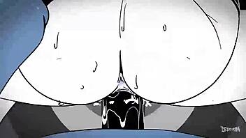 カートゥーンパントマイムがハードセックスで暴走