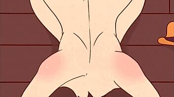 Megumin naked, begging black man for sex in Konosuba hentai parody