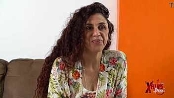 Colombian Milf Nails Casting with Oral Skills