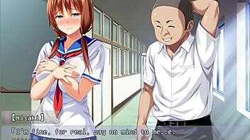 Cheating girlfriend in hentai gangbang creampie scene?