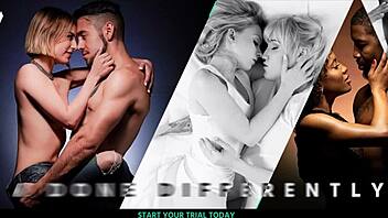 Cheating On Wife With Sexy Blonde Lesbian!