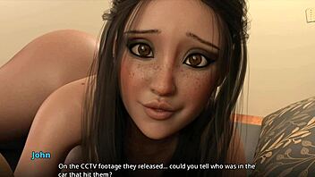 Does Racheal mind seeing John's cock?