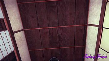 3D anime porn featuring creampie and boobjob action