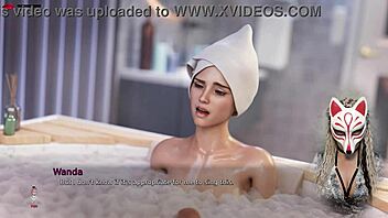 Ms Denvers Peeps on Sexy Milf Bathing in Bathroom