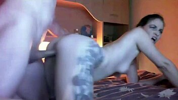 beautiful tattooed woman enjoying a cock in hd