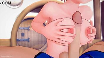 Adult Gwen In Swimsuit Prepares To Engage With Massive Cock In 3D Parody