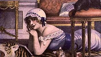 Vintage Animal Cartoon with Hairy Retro Vibes