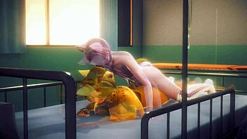 lesbian frenchmaid devon licks boss's pussy