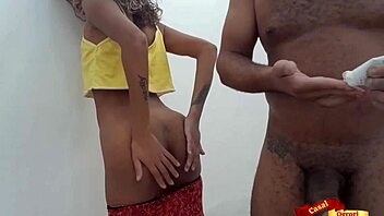 He eats my ass from behing