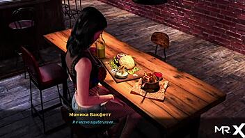 Bosses boldly grope butts in 3d cartoon game fashionbusiness e2 16. Anime hentai action intensifies at work.