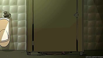 bombshell barista bound in public for outdoor cartoon action. tailblazer's hentai gets kinky!