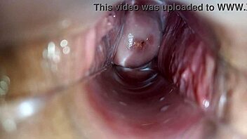 uhh, close-up orgasm inside vagina, so intense!