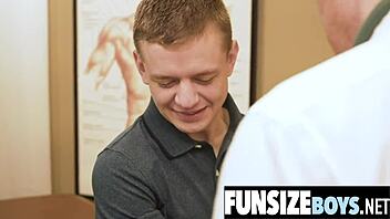 Yo, watch monstercock stretch this petite 18+ boy's tight ass!