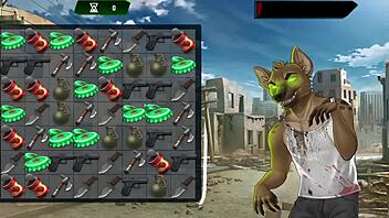 Furry survivors gameplay 2: anime-style porn game