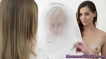 Lesbian Mormons in 3WAY LICK Fest with Toys