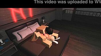 Pounding my bunny slut in Roblox porn – want to see?