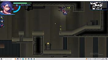 Hentai game with cartoon-style Future Fragments: Electric Level Path 3