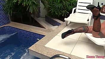 Hey, sexy tgirl Nicolly Pantoja, wanna bang the house painter?